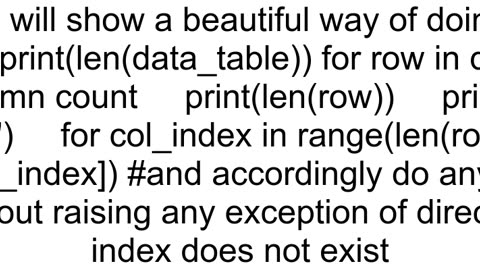 Count rows and columns