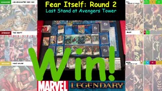 Marvel Legendary Deck Building Game, Solo Play. Fear Itself, Round 2