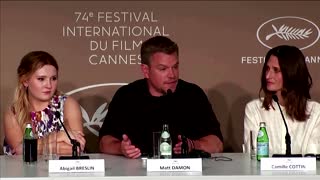 Matt Damon at Cannes Film Festival