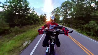 Just An Old Guy Having Fun Riding my Hyper-Scooter on Carolina Back Roads.