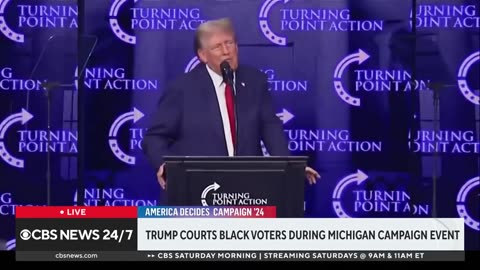 Trump courts Black voters in Michigan, Biden teams up with Obama at California fundraiser