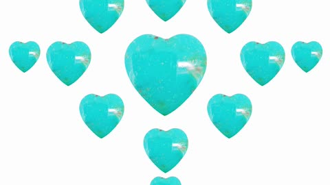 Turquoise Heart Shape cabochon 30*30mm for Jewelry Making Fashion Design 20231220-05-08