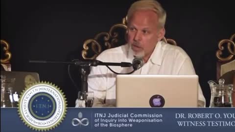 Dr. Robert O. Young ITNJ Testimony: "At least three billion people need to die"