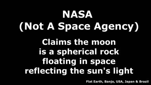 The moon is not a spherical rock - footage by a Russian astronot named Sergey