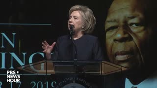 Hillary Takes A Shot At President Trump And Melania During Elijah Cummings’ Funeral