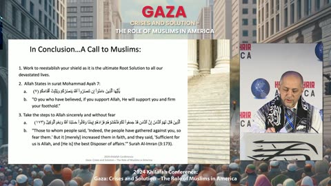 Gaza: The Role of Muslims in America - 2024 Khilafah Conference