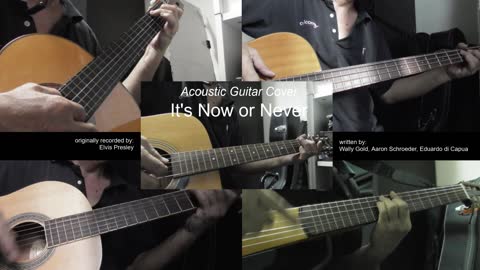 Guitar Learning Journey: Elvis Presley's "It's Now or Never" acoustic guitar cover with vocals