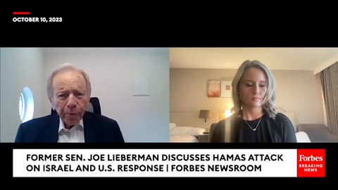 'Seemed Unreal'- Joe Lieberman Recounts Where He Was During Hamas Attack