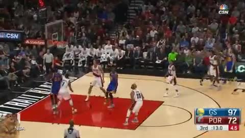 Steph Curry Lights Up Trailblazers in 3rd Quarter