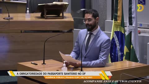 Advogado Rafael Lima Freire - Audiência Pública contra o Passaporte Sanitário