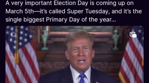 💥 Trump Truth - IMPORTANT - March 5th, Super Tuesday