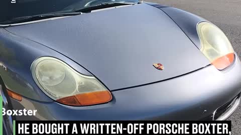 This lad spent EIGHT months turning a written-off Porsche Boxster into a 1960s F1