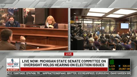 Michigan State Senate Committee on Oversight Holds Hearing on Election Issues 12-1-20 PART1
