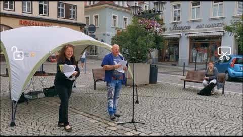 11. KUNDGEBUNG KAMENZ, Markt, 09.07.2021 - Redebeiträge/ Absсhluss, Teil II von II