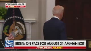 Biden once again does not take questions