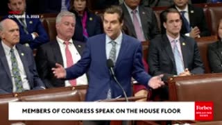 JUST IN: Watch Matt Gaetz's Impassioned Closing Remarks Ahead Of Vote To Oust Speaker Kevin McCarthy