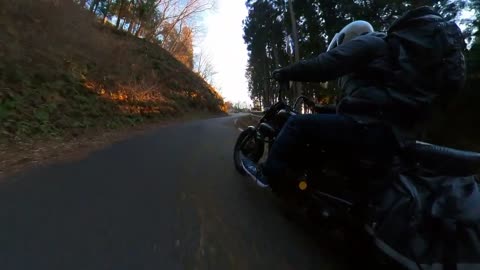 Riding a Yamaha | Japanese mountain roads| Insta 360