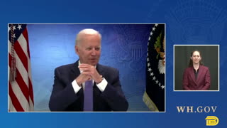 While Live, Biden Says, "I'm Just Waiting For Them To Tell When We Can Get Going"