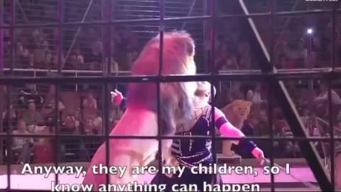 Terrifying Moment: Lion Attacks a Circus Trainer in Front of Horrified Audience in Ukraine | GoViral