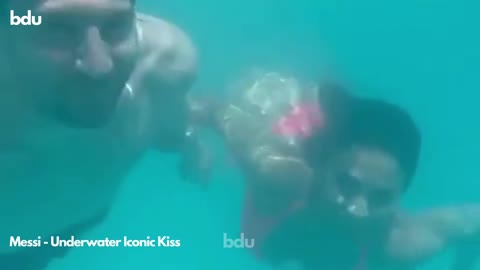 Messi - Underwater Iconic Kiss - 25.07.2021 ❤️ #shorts