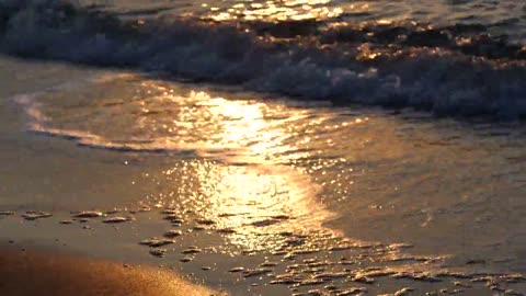 Serene Beach Waves - Relaxing Ocean Sounds and Coastal Beauty