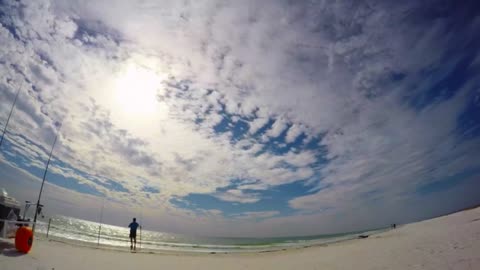 Saltwater Fishing, Sun Chasing | GoPro HERO4 Silver Timelapse