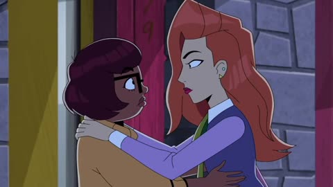 Velma is now black anti-White racist lesbian feminist who’s attracted to the White redhead Daphne