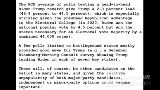 23-12 What the Polls Said This Year- Trump’s Up, Americans Are Down