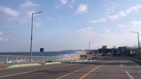 The beautiful sea of ​​Korea. Yangyang