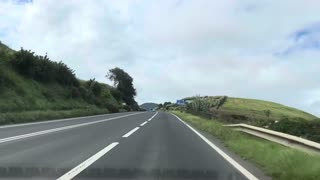Full Drive Ribeira Grande to Ponta Delgada Airport, Sao Miguel Azores Portugal - October 2023 #drive