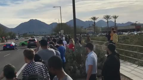 Sports Car Swerves in Scottsdale