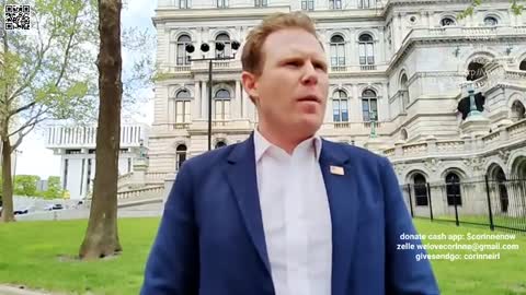 Interview with Andrew Giuliani-They are still coming after your kids! Rally, Albany, NY