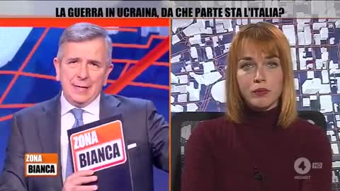 Marta Collot dice la verità della guerra in Ucraina ma viene interrotta subito.