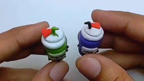 How to make clay miniature toy for Kids at home