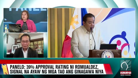 Panelo: 39% approval rating Romualdez, signal na ayaw ng mga tao ang mga ginagawa niya