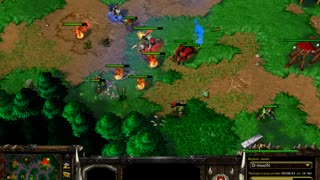 ARMAGEDON-(Hum) Vs LaacTiger(Orc) - Strategies (001) TowerPush Orc to human - Warcraft Rubattlenet