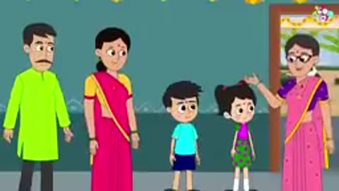 Aunt's Marriage | Wedding Season | Animated Stories | English Cartoon | Moral Stories | PunToon Kids