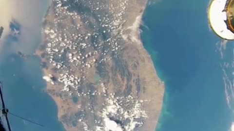 Italy view from space