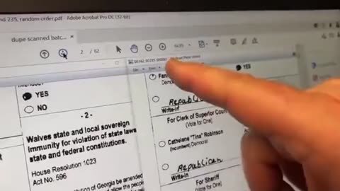 Georgia DUPLICATE BALLOTS - For Fahnne Floyd TOO!