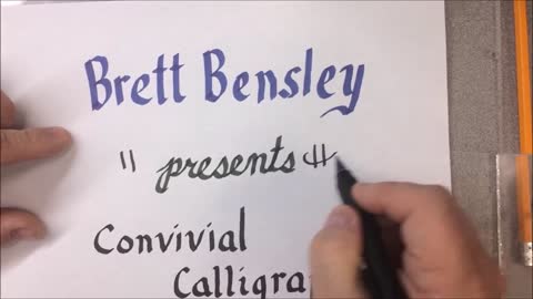 Calligraphy with Brett Episode 14