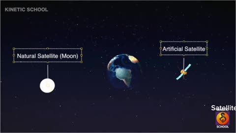 Satellite fell into the sea on earth and moon