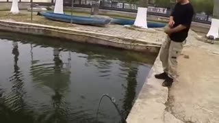 CATCHING BIG FISH AT SMALL CITY LAKE