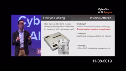 Prof. Alex Halderman | 2019 tells how election would be stolen ( Digital Democracy)