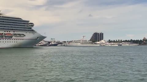 Carnival Sunrise Cruise Ship (formerly Carnival Triumph) Miami, USA