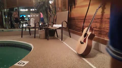 Inside My Island Beach Vacation Villa! Guitar Practice Session 4! (Unreleased)