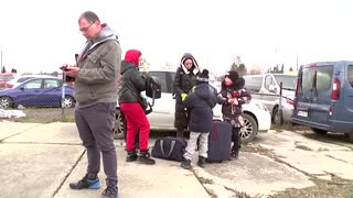 'We are really scared': Ukrainians flee war at home