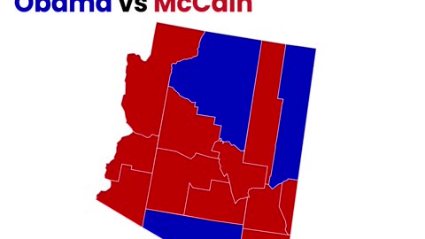 Arizona's 20-Year County Level Presidential Election Shifts: Unpacking Trump's Impact in 20 Seconds