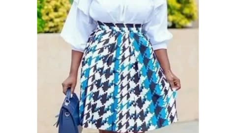 Ankara Skirt Styles For Beautiful Ladies