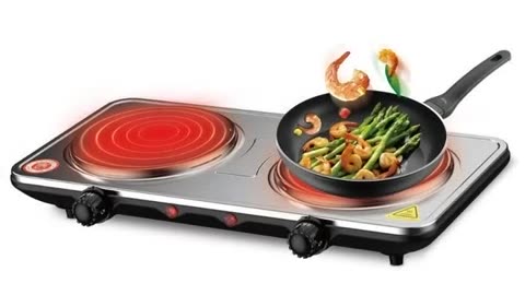 Double Head Electric Ceramic Stove