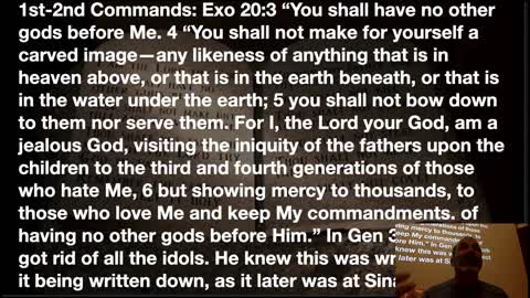 Ten Commands before Sinai